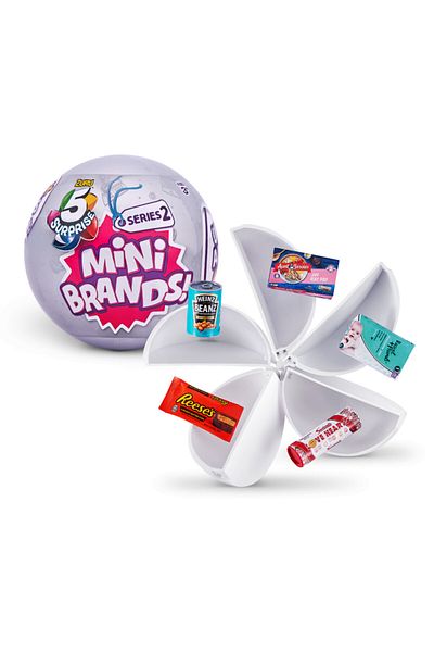 5 Surprise Snackles Mini Brands series 2, 5 Surprise