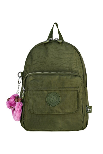 Shkup Urban Polo Brand Unisex Crinkle Imported Fabric a Quality Multi-Section Backpack