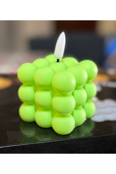 Mnk LED MUM PİLLİ DEKORATİF 5,5X 5,5 CM UZUN ÖMÜRLÜ