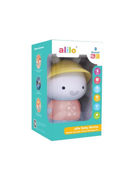 Alilo Smarty Bunny Alilo Baby Bunny - Iepuraș Interactiv Cu Povești Și Cântece In Limba Romana, Culoare Roz