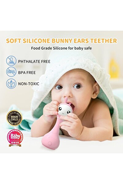 Alilo Smarty Bunny - Interactive bunny for babies, pink, RO/EN