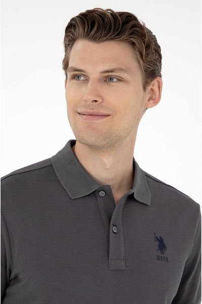 U.S. Polo Assn. Ανδρικό μπλουζάκι με λαιμόκοψη Polo Basic
