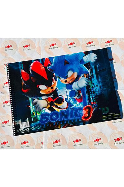 ÖZ KIRTASİYE Sonic Picture Notebook (with Gift)