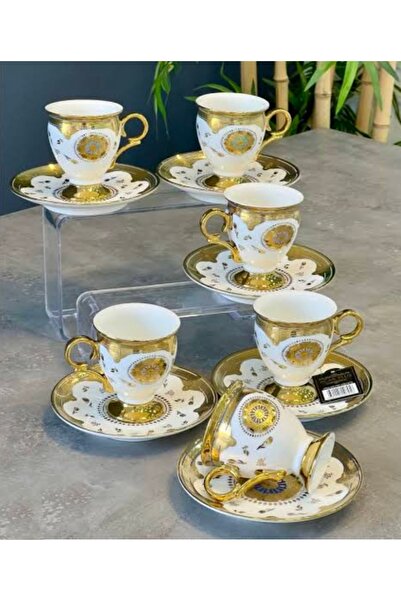 Kosova Zaira Porselen Ayaklı Fincan Takımı