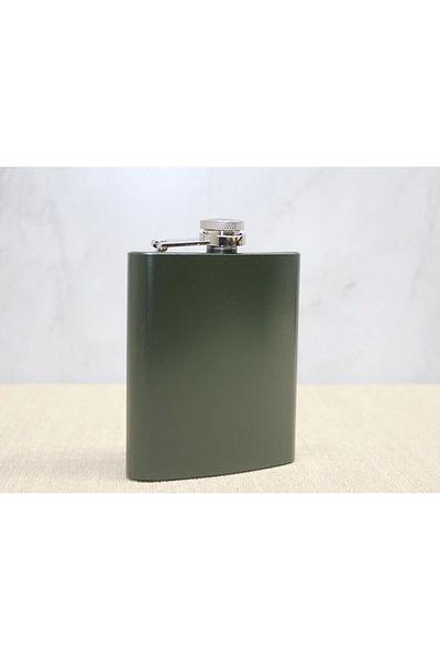 Narnuga Single Khaki 7 oz Flask Alk3899 - Mct9495-9851