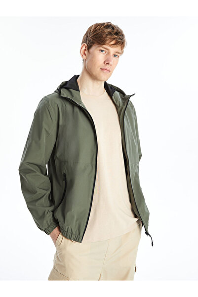 LC Waikiki Ανδρικό παλτό - με κουκούλα και τυπική εφαρμογή