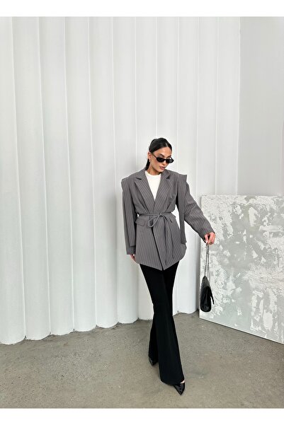 Solena Women's New Season Belted Oversize Jacket