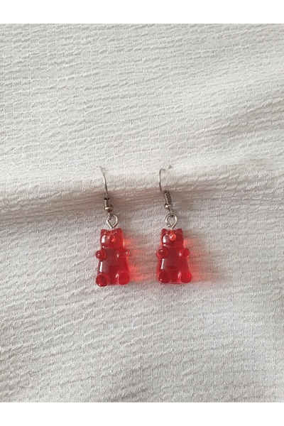 LuArte Teddy Bear Earrings Epoxy