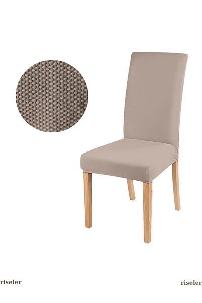 Hazineci Bey Νέο μοντέλο Κάλυμμα καρέκλας με μοτίβο Lycra Fabric Anti-pilling - Μονό
