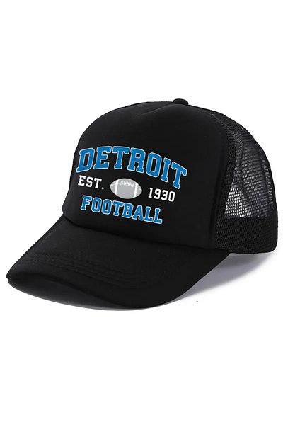LEIVOR Футболна шапка Detroit с щампа от мрежеста материя