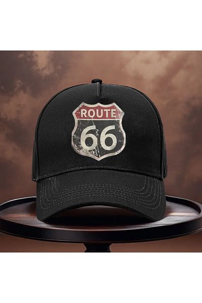 LEIVOR Шапка с щампа Route 66
