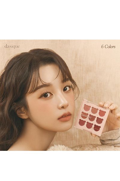 dasique Dasic Mood Painting Lip & Cheek Palette #06 Sweet Pear