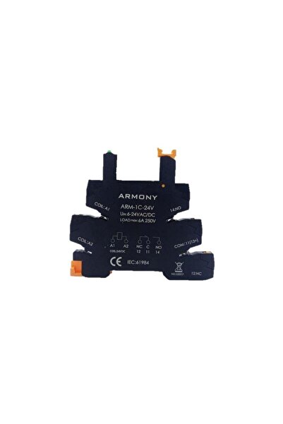 Armony - ARM-1C 6-24V AC/DC 6A SLİM RÖLE SOKETİ