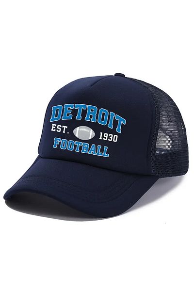 LEIVOR Футболна шапка Detroit с щампа от мрежеста материя