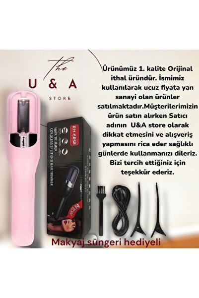 UA STORE Fashion Tech Saç Kırık Alma Makinası