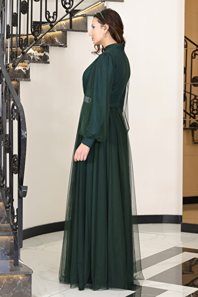 AHUNUR Tesettürde Mutluluk Βραδινό φόρεμα Aliye Hijab