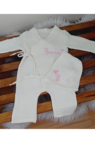 BEYCEY TASARIM Müslim kumaş tulum bonet bere eldiven