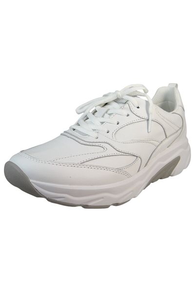 GABOR Damen Sneaker Low Top G-Weite 66.936 Weiß 50 Weiss Leder