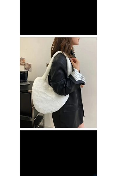 GENÇ MODA Plush Arm Bag Hand Bag