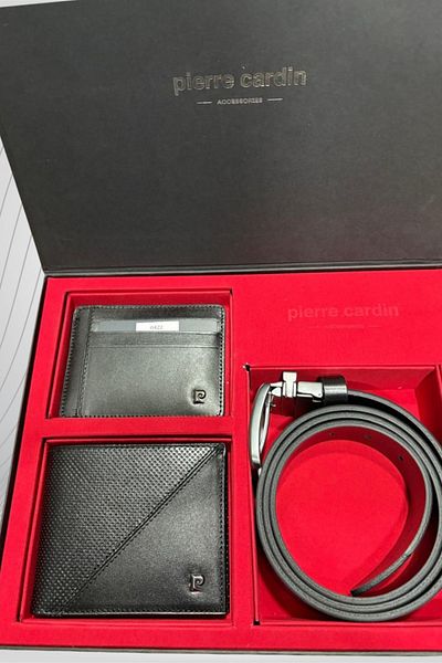 Pierre Cardin Sports Horizontal Use Belt Wallet Card Holder Set of 3 Pc.25Y.K01.Sp.Y3