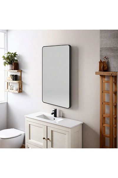 Ebticar Wall Mirror-Black