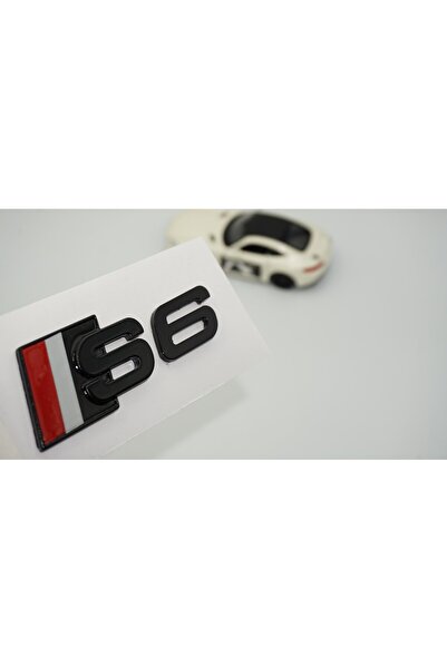 Genel Markalar S6 Siyah Gri Kırmızı Bagaj Logo Audi İle Uyumlu