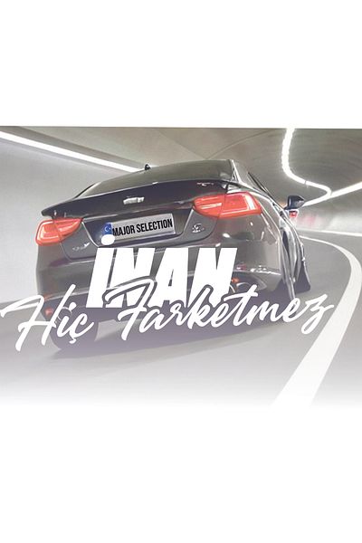 MS Major Selection Inan Nu contează Scriere 20x7cm autocolant autocolant pentru parbriz auto-motocicletă