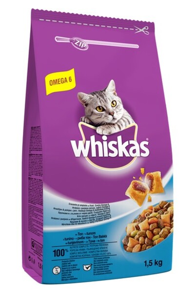 Whiskas Balıklı Sebzeli Yetişkin Kedi Maması 1,4 Kg