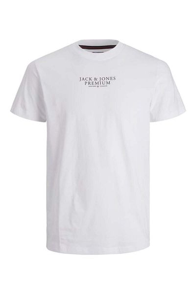 Jack & Jones Ανδρικό μπλουζάκι Jprbluarchie Ss Tee Crew Neck Noos White 12217167