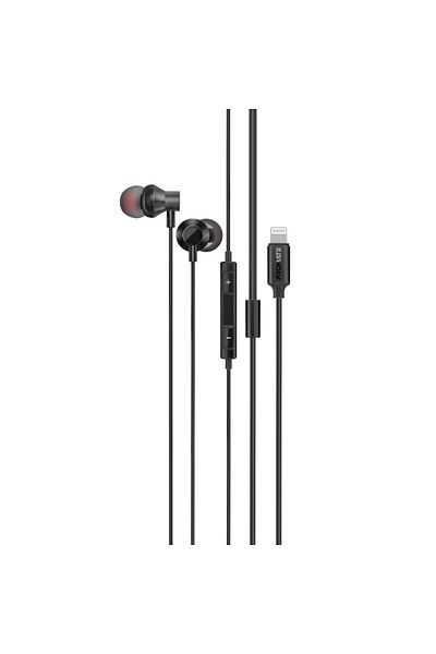 Promate Earphones With Lightning Connector, In-Ear Apple MFi Certified Earphones With Microphone.