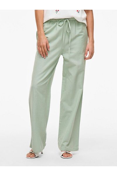 VILA Hose mit mittlerer Taille