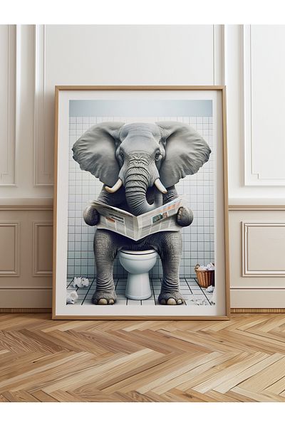 HOMEPACK Единична картина в дървена рамка, единичен плакат, картина TK/984