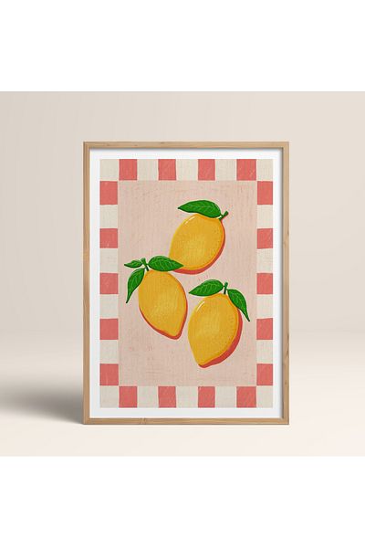 HOMEPACK Единична картина в дървена рамка, единичен плакат, картина TK/1011