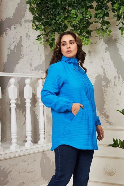 RMG Kapitone Large Size Saks Jacket