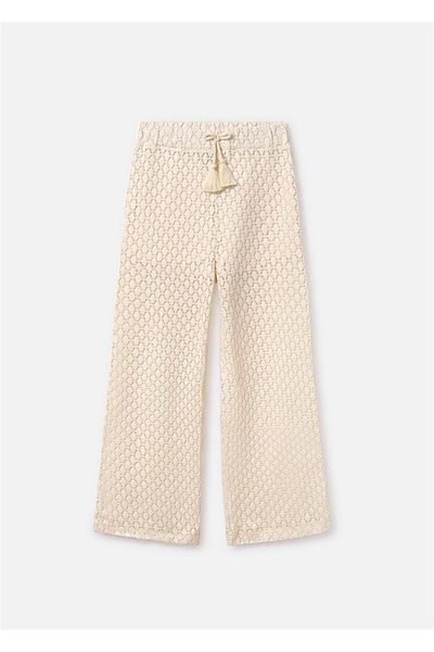 MAYORAL Pantaloni tricotati pentru fete Hueso 6535