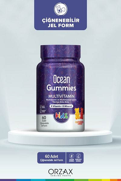 Ocean 60's Kids Gummies - Multivitamin and Chewable Gel Form