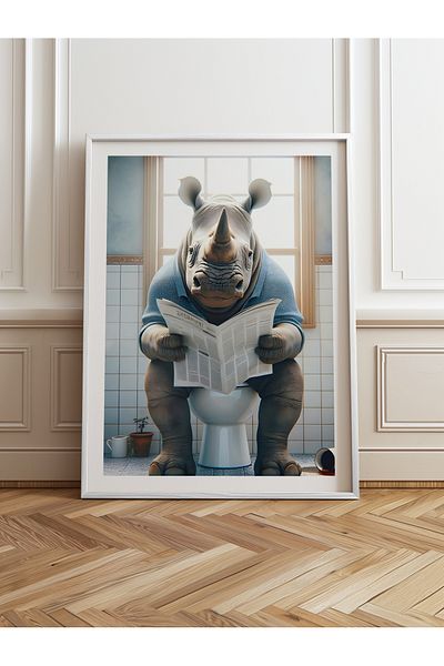 HOMEPACK Single Wooden Framed Painting One Piece Poster Painting Tk/987