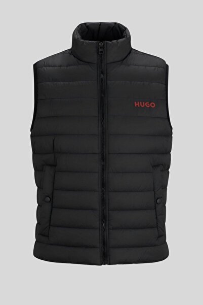 BOSS Slim Fit Yelek Siyah