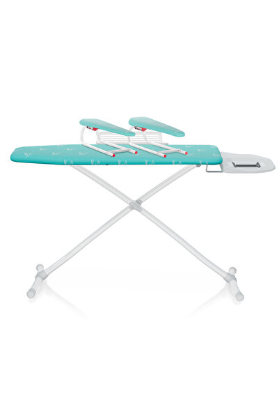 Gazzella Squad Deluxe Ütu? Masası - Turkuaz - 42x120 Cm - Geniş Ütüleme Yüzey...