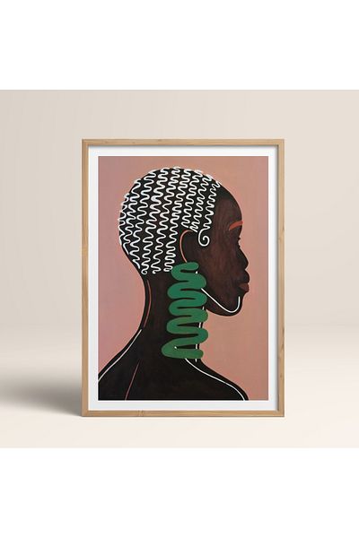 HOMEPACK Единична картина в дървена рамка, единичен плакат, картина TK/992