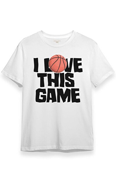 Kendim Seçtim Bela košarkaška lopta T-shirt Unisex "Bolaşığı Benim Oyun" odeć...