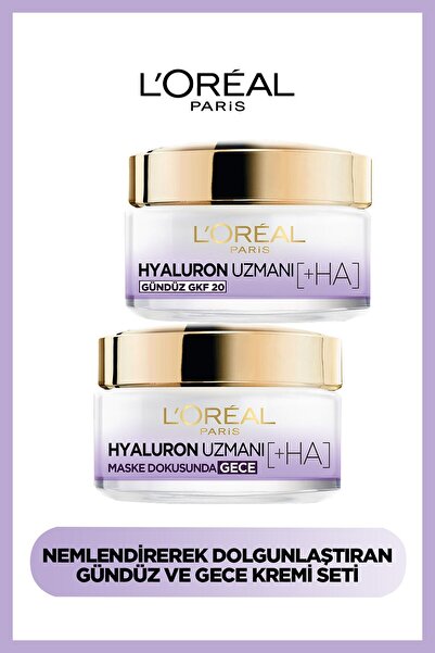 L'Oreal Paris Gündüz + Gece Kremi Uzmanı Seti - Hyaluron Expert Set