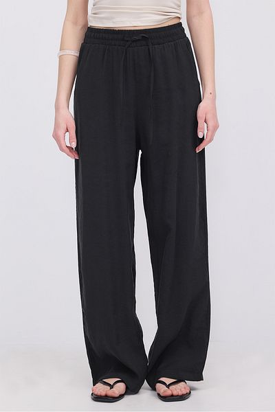 Addax Modal Wide Leg Pants Pn0368-U3