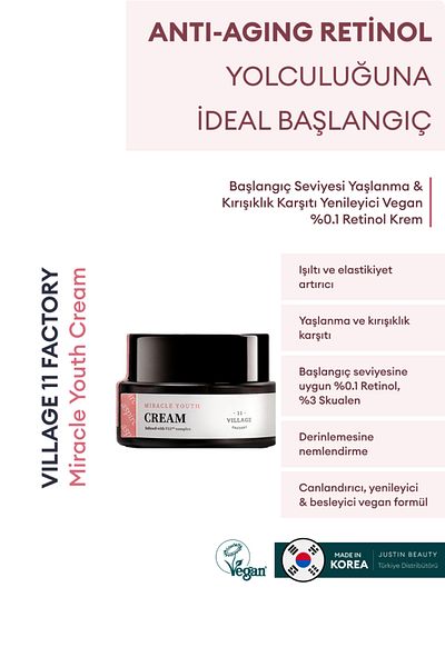 Village 11 Factory Miracle Youth Cream - Elegant and Comfortable Cut