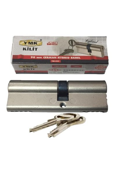 YMK Lock 90 mm German Hybrid Barrel (with 2 Keys) Made in Turkey 1 Piece Will Be Sent