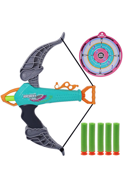 Salamandra Set Arc XW SPORT SERIES, 5 gloante din spuma, tinta