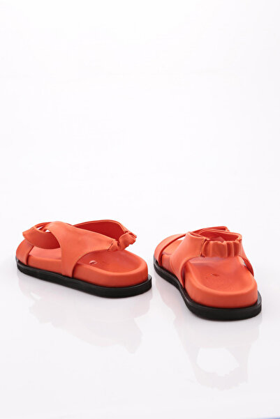 DGN Orange Women's Sandals - Cross Strap, Model 41513372