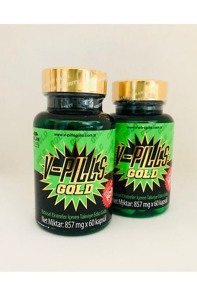 V-Pills Vpills Gold Herbal 60 Capsules 2 Boxes