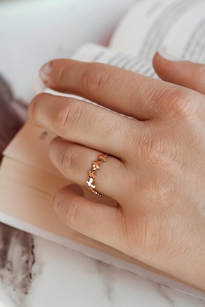 SEMİZ KUYUMCULUK Altın Kelebek Desen Tamtur Yüzük