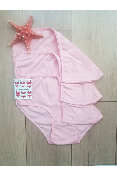 minecidem Kadın Penye Külot 3 Adet 2XL Büyük Beden